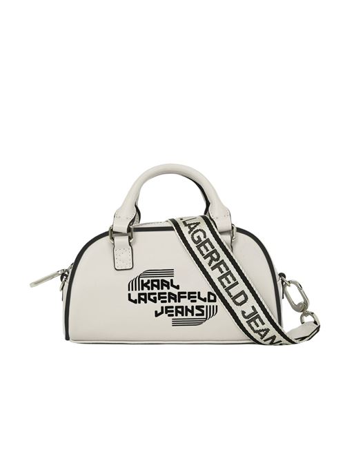 Borsetta bianco sporco in similpelle Karl Lagerfeld jeans | A2W30228110